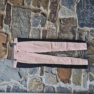 RAG & BONE pink and black skinny jeans size 30 women's